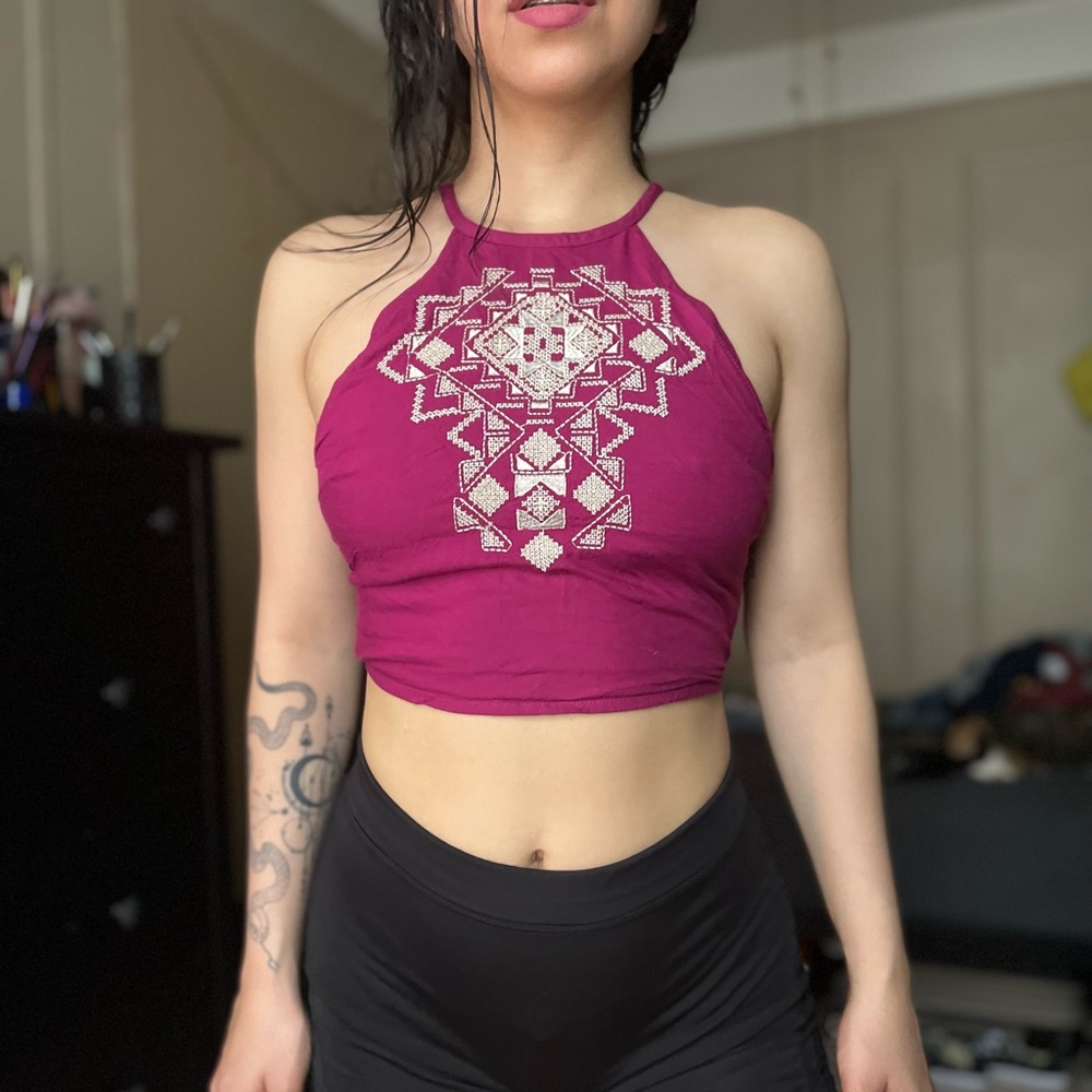 Hollister Boho Cropped Top